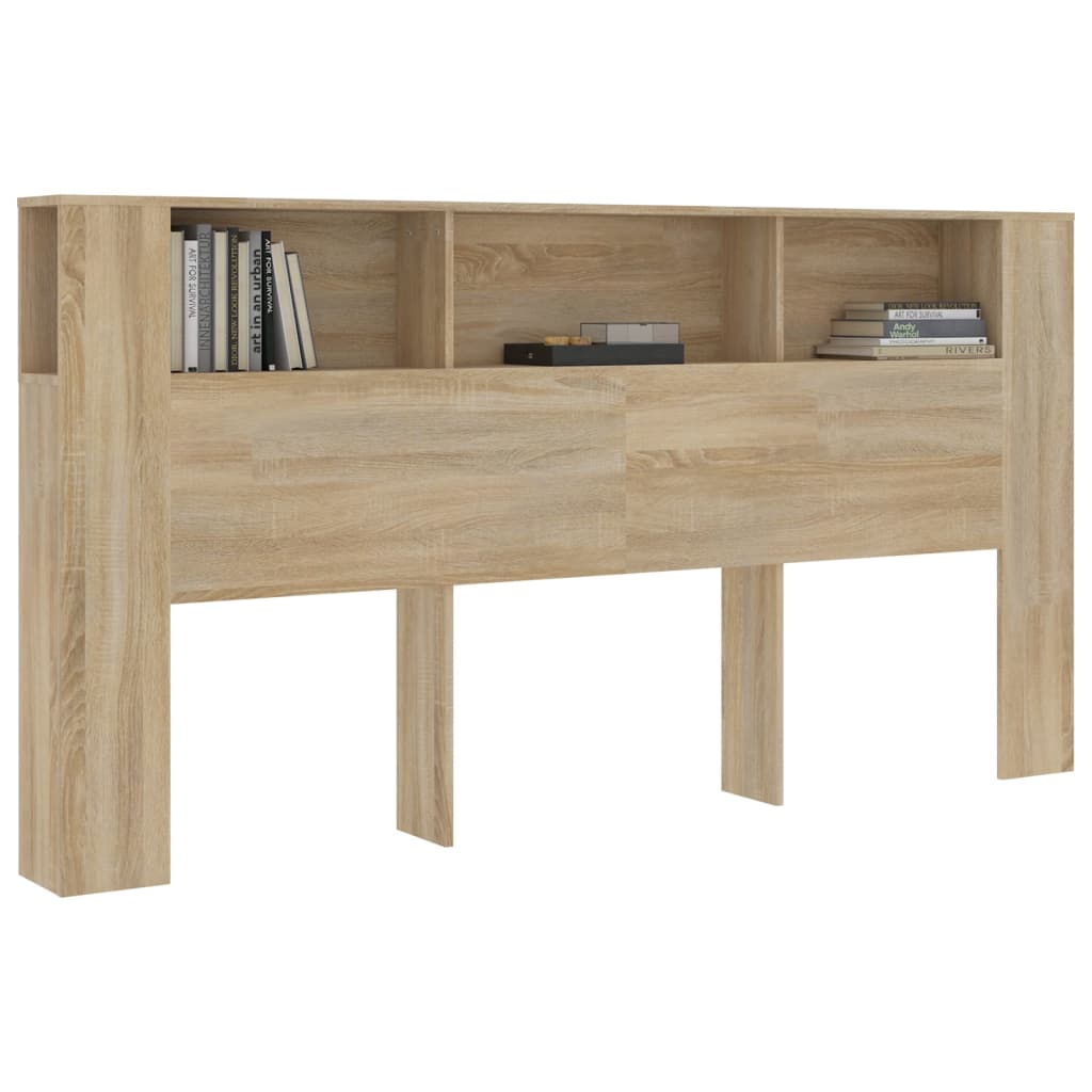 Armoire de tête de lit chêne sonoma 200x18,5x104,5 cm - XIOS