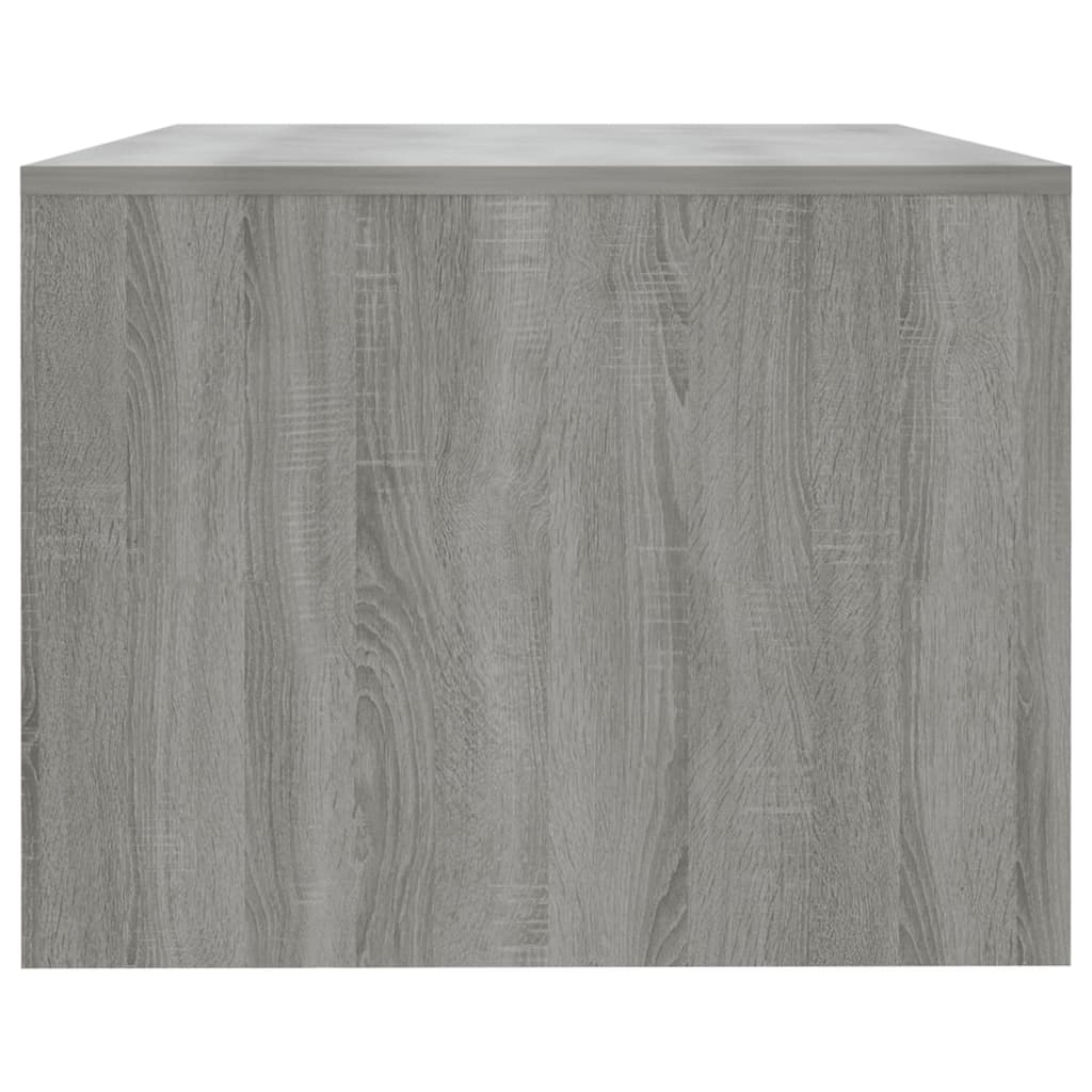 Table basse sonoma gris 102x55x42 cm bois d'ingénierie - XIOS