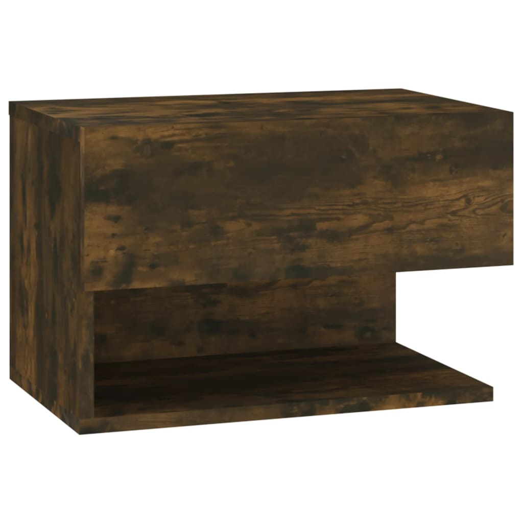 Tables de chevet murales 2 pcs Chêne fumé - XIOS