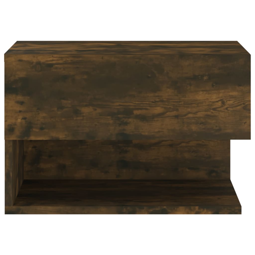Tables de chevet murales 2 pcs Chêne fumé - XIOS