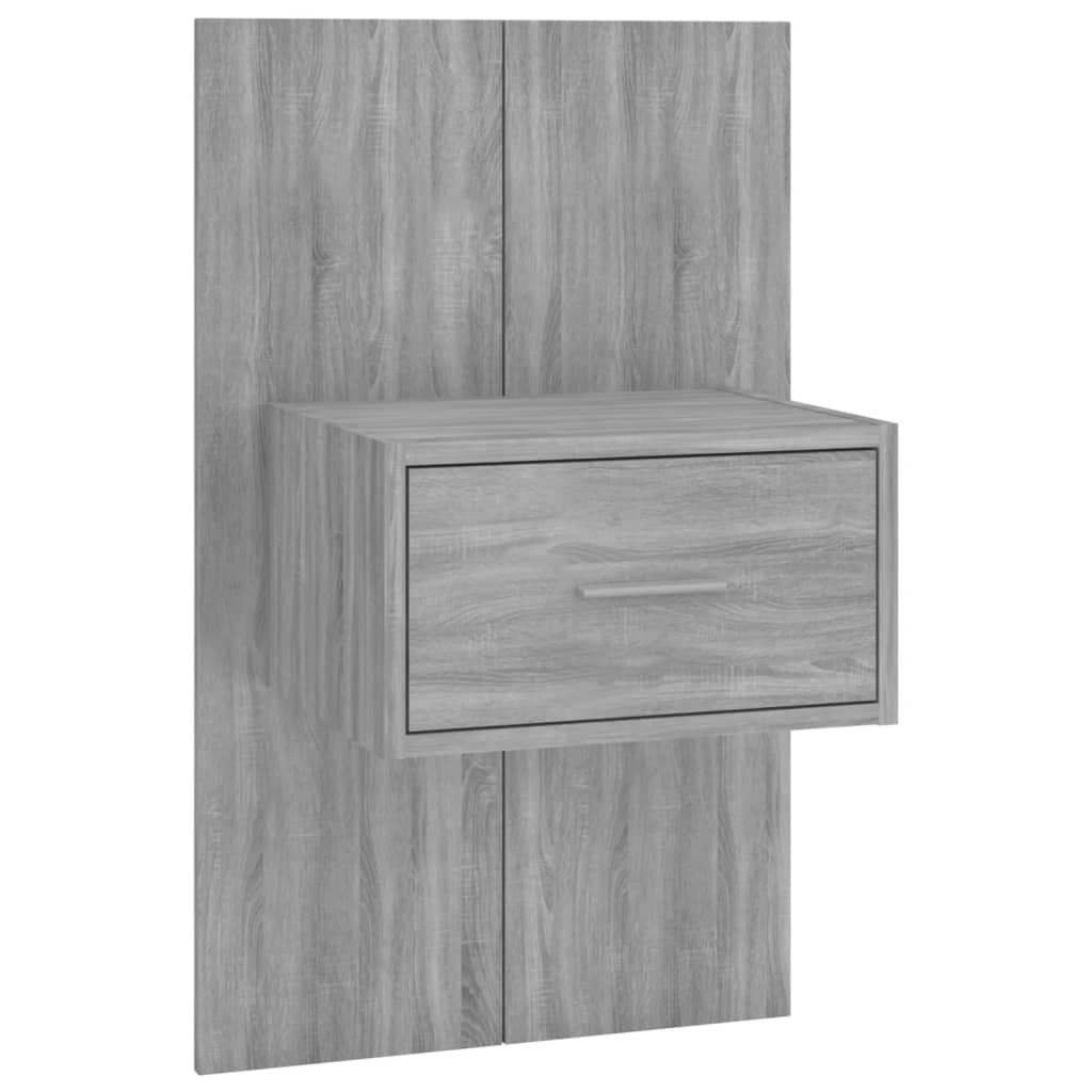 Tables de chevet murales 2 pcs Sonoma gris - XIOS