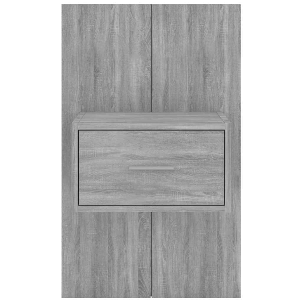 Tables de chevet murales 2 pcs Sonoma gris - XIOS