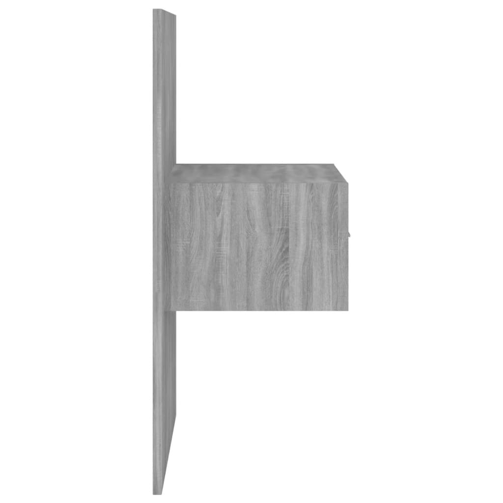 Tables de chevet murales 2 pcs Sonoma gris - XIOS