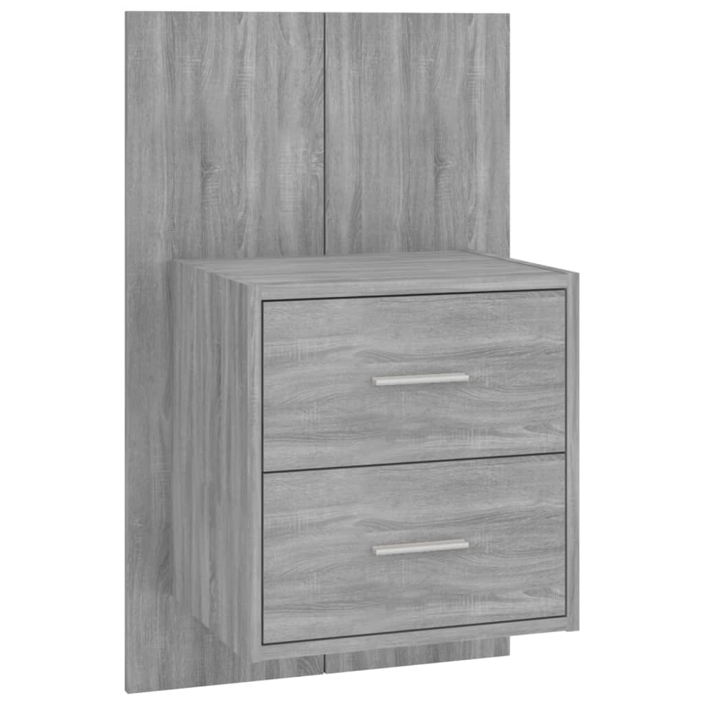 Tables de chevet murales 2 pcs Sonoma gris - XIOS