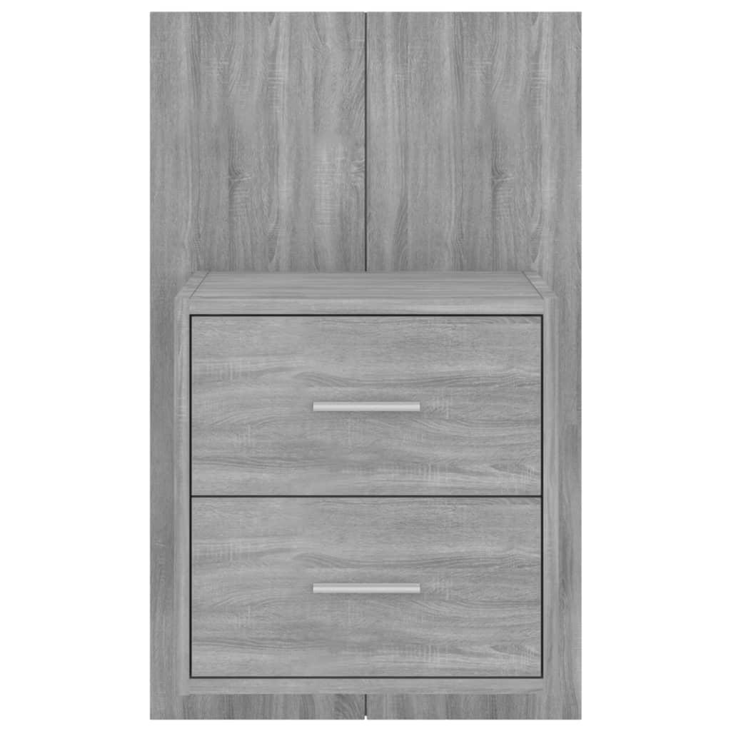 Tables de chevet murales 2 pcs Sonoma gris - XIOS