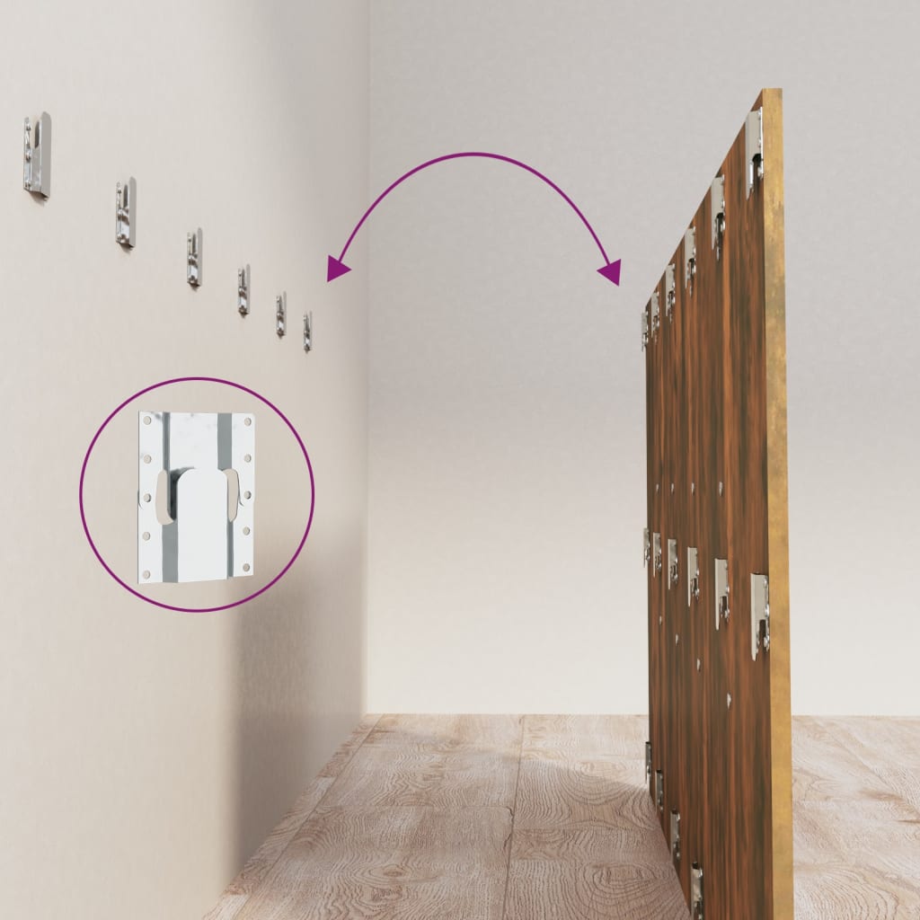 Tête de lit Chêne fumé 200x1,5x80 cm Bois d'ingénierie - XIOS