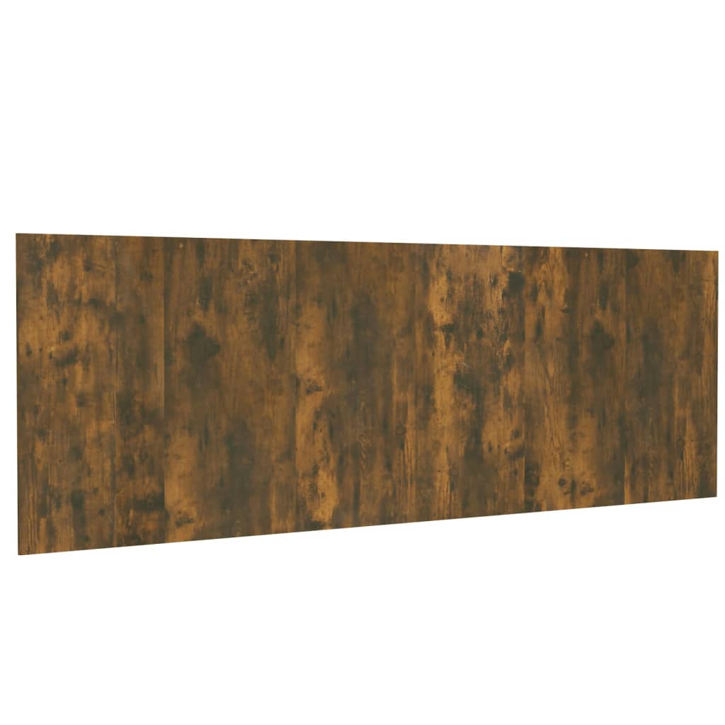 Tête de lit murale Chêne fumé 240x1,5x80 cm Bois d'ingénierie - XIOS