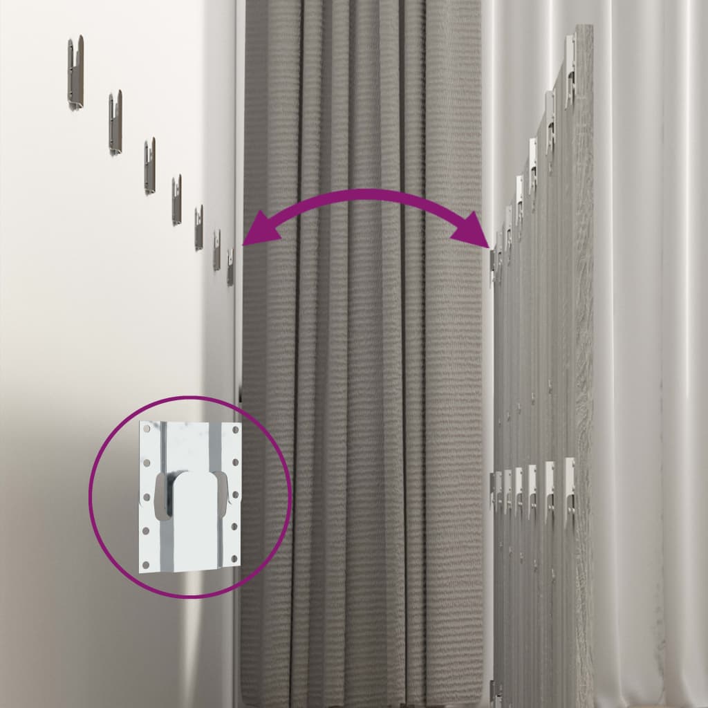 Tête de lit murale Sonoma gris 240x1,5x80 cm Bois d'ingénierie - XIOS