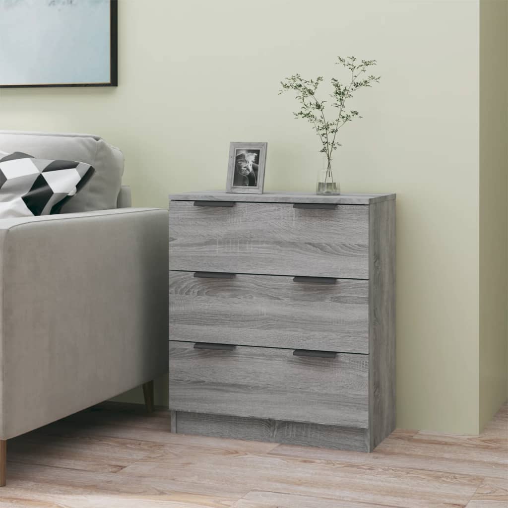 Buffet Sonoma gris 60x30x70 cm Bois d'ingénierie - XIOS