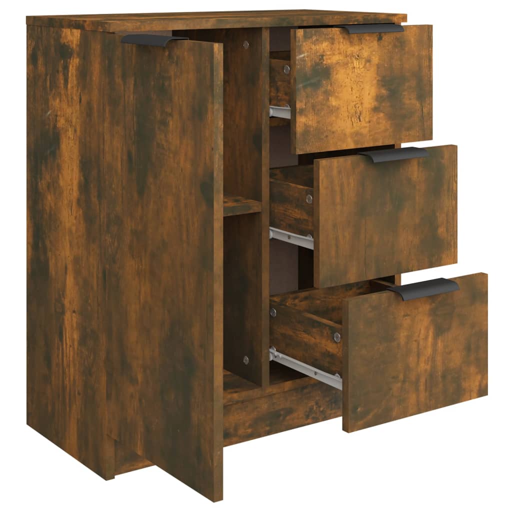 Buffet Chêne fumé 60x30x70 cm Bois d'ingénierie - XIOS