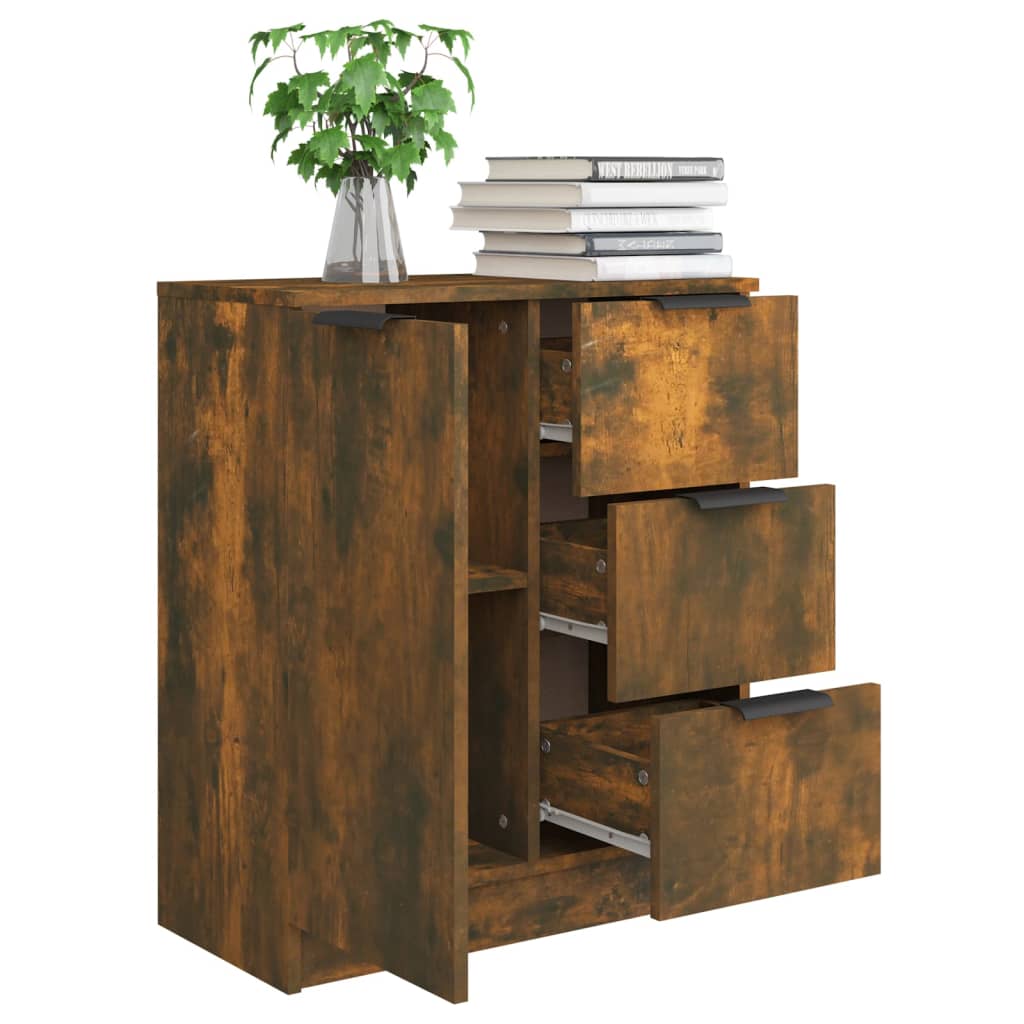 Buffet Chêne fumé 60x30x70 cm Bois d'ingénierie - XIOS