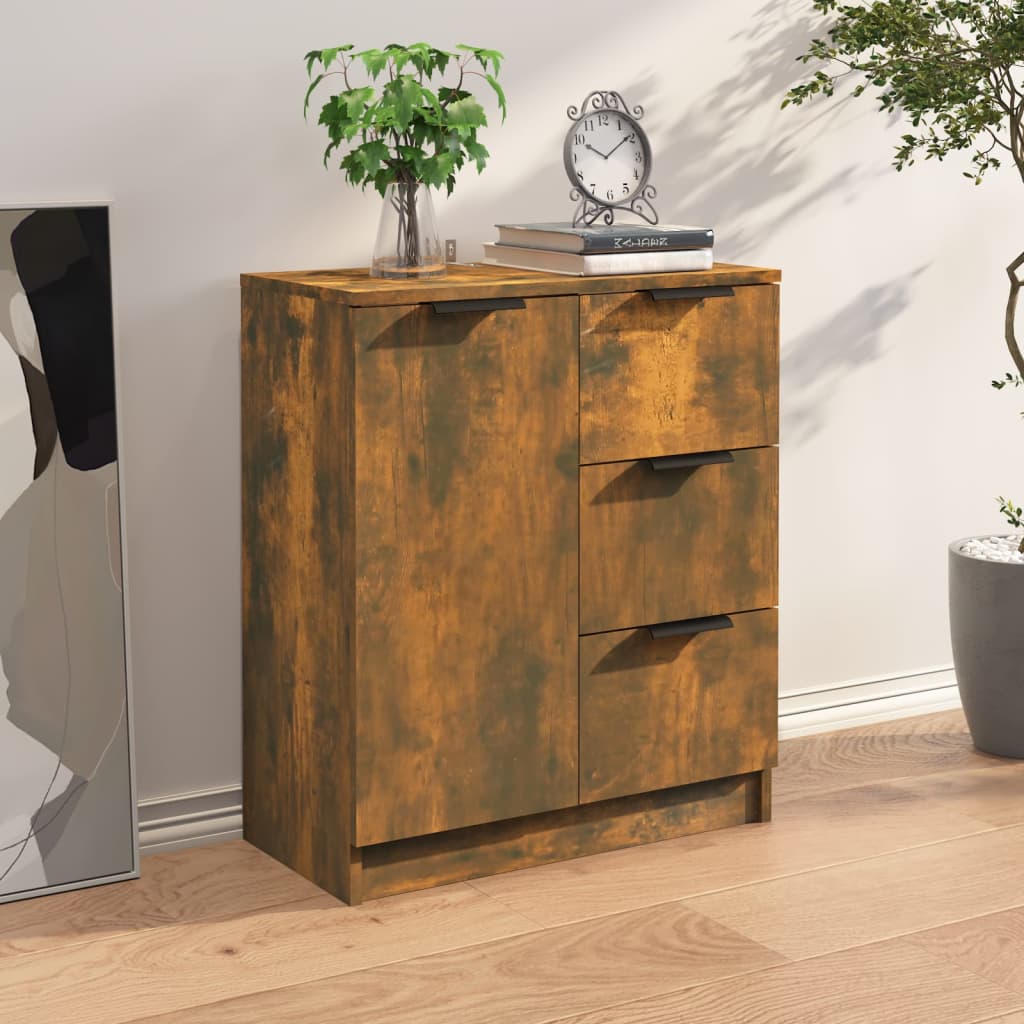 Buffet Chêne fumé 60x30x70 cm Bois d'ingénierie - XIOS