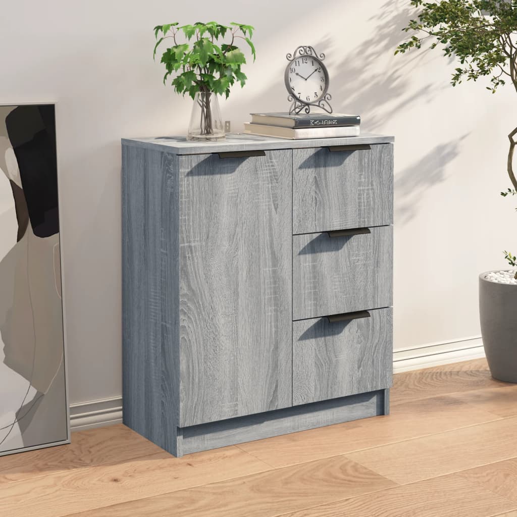 Buffet Sonoma gris 60x30x70 cm Bois d'ingénierie - XIOS