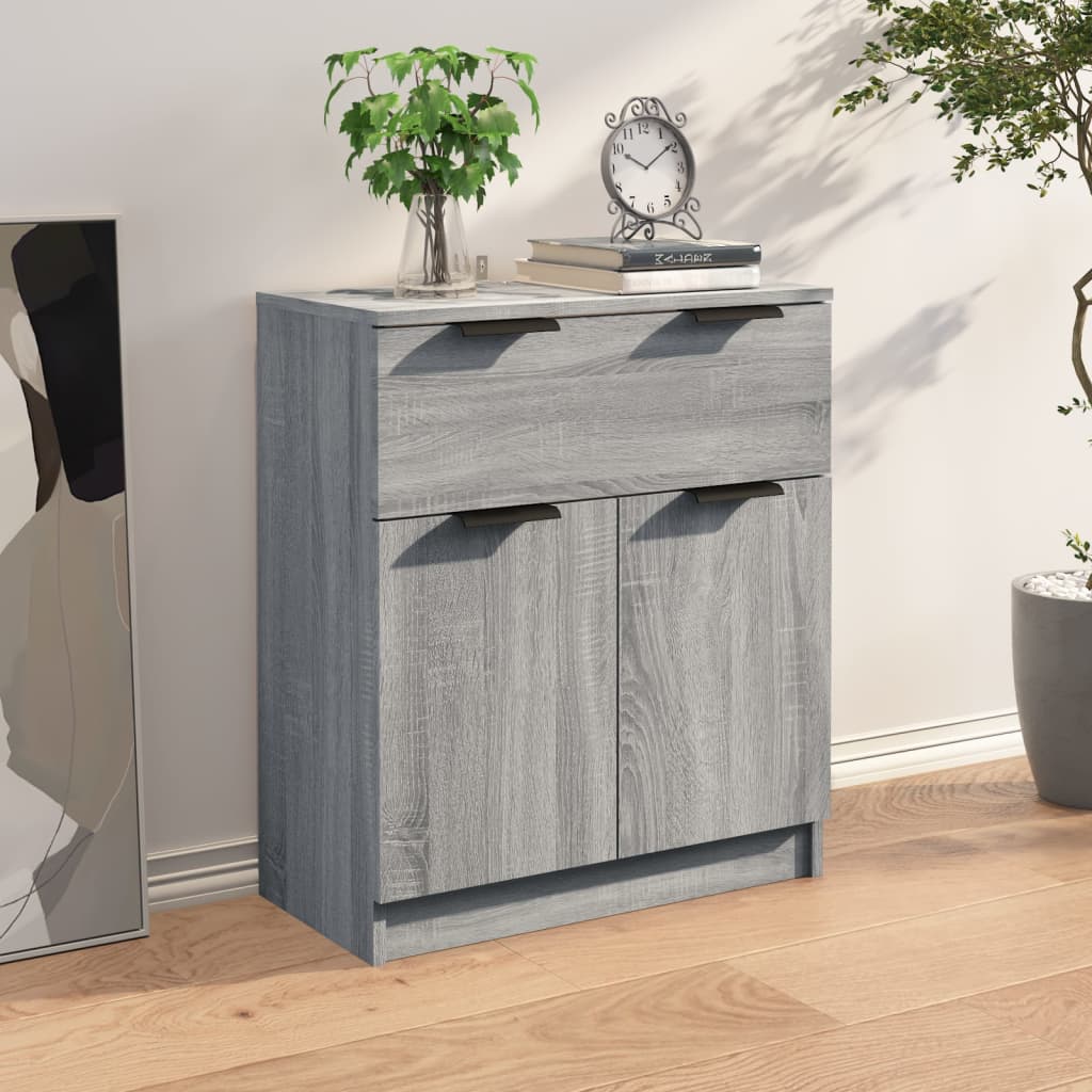 Buffet Sonoma gris 60x30x70 cm Bois d'ingénierie - XIOS
