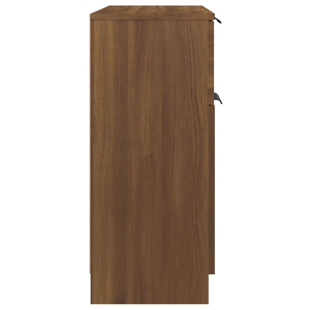 Buffet chêne marron 60x30x70 cm Bois d'ingénierie - XIOS