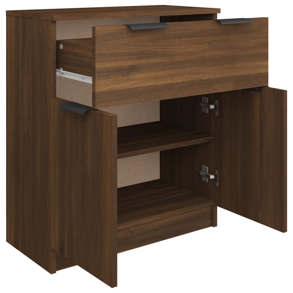 Buffet chêne marron 60x30x70 cm Bois d'ingénierie - XIOS