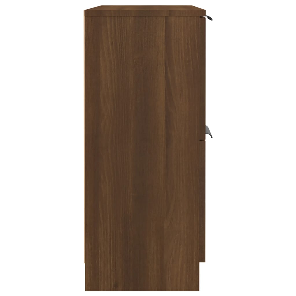 Buffet chêne marron 60x30x70 cm Bois d'ingénierie - XIOS