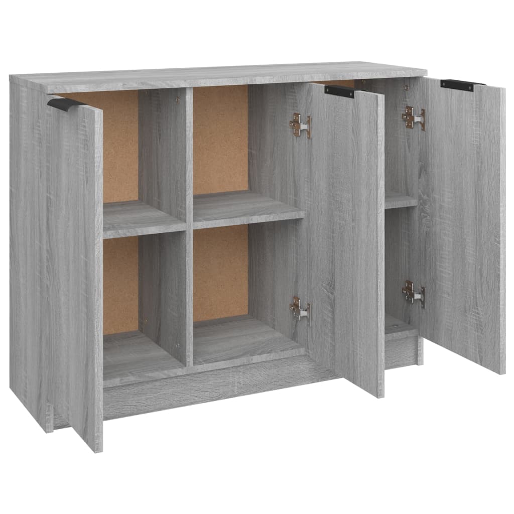 Buffet Sonoma gris 90,5x30x70 cm Bois d'ingénierie - XIOS
