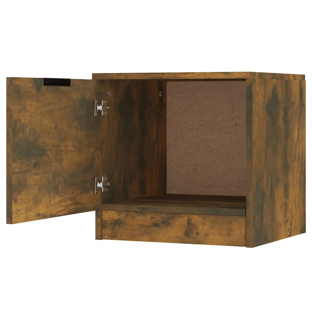 Tables de chevet 2 pcs Chêne fumé 40x39x40 cm - XIOS