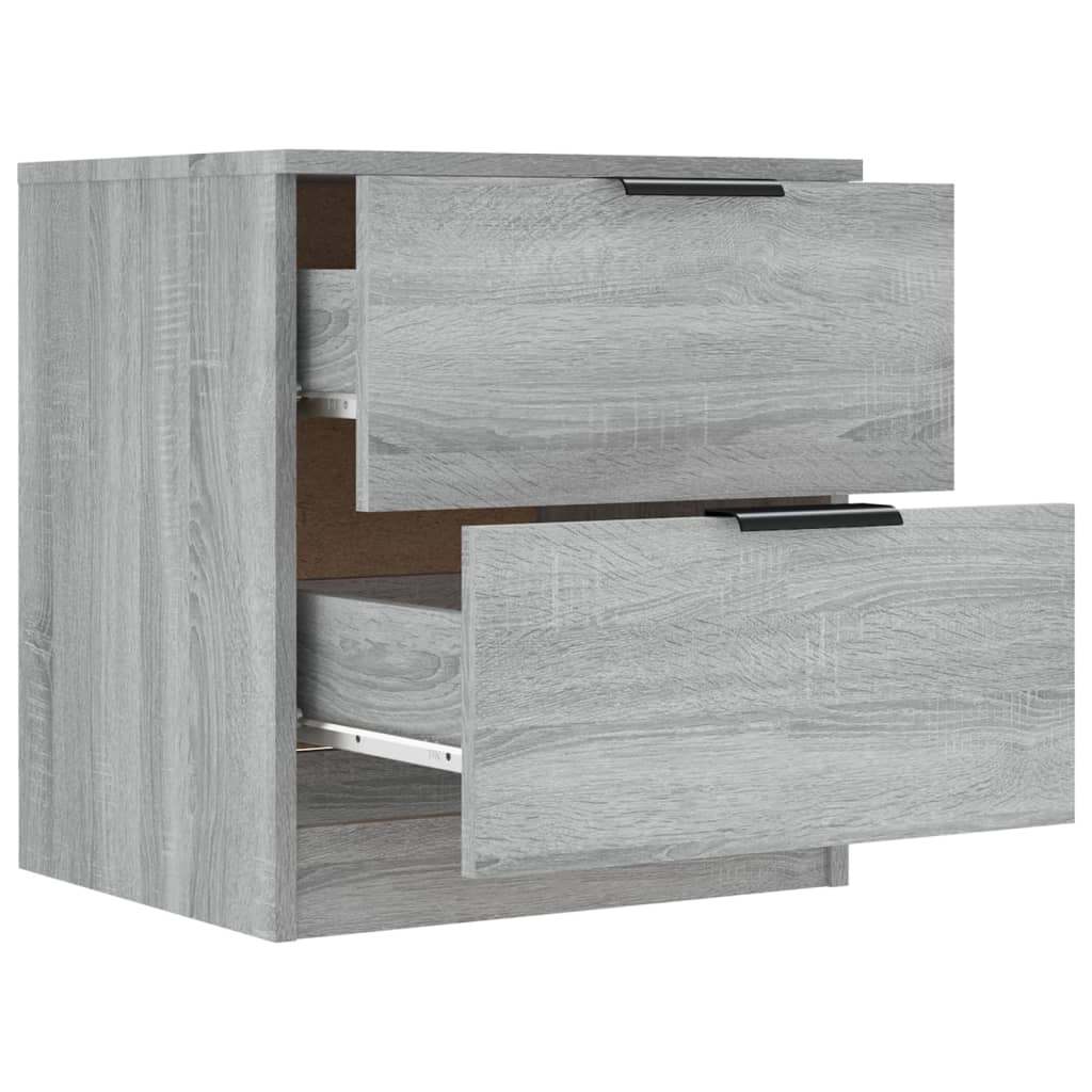 Tables de chevet 2 pcs Sonoma gris Bois d'ingénierie - XIOS