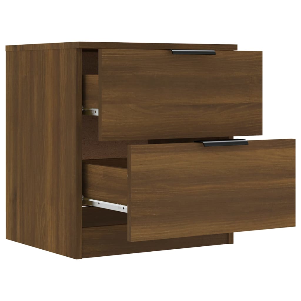 Tables de chevet 2 pcs Chêne marron Bois d'ingénierie - XIOS