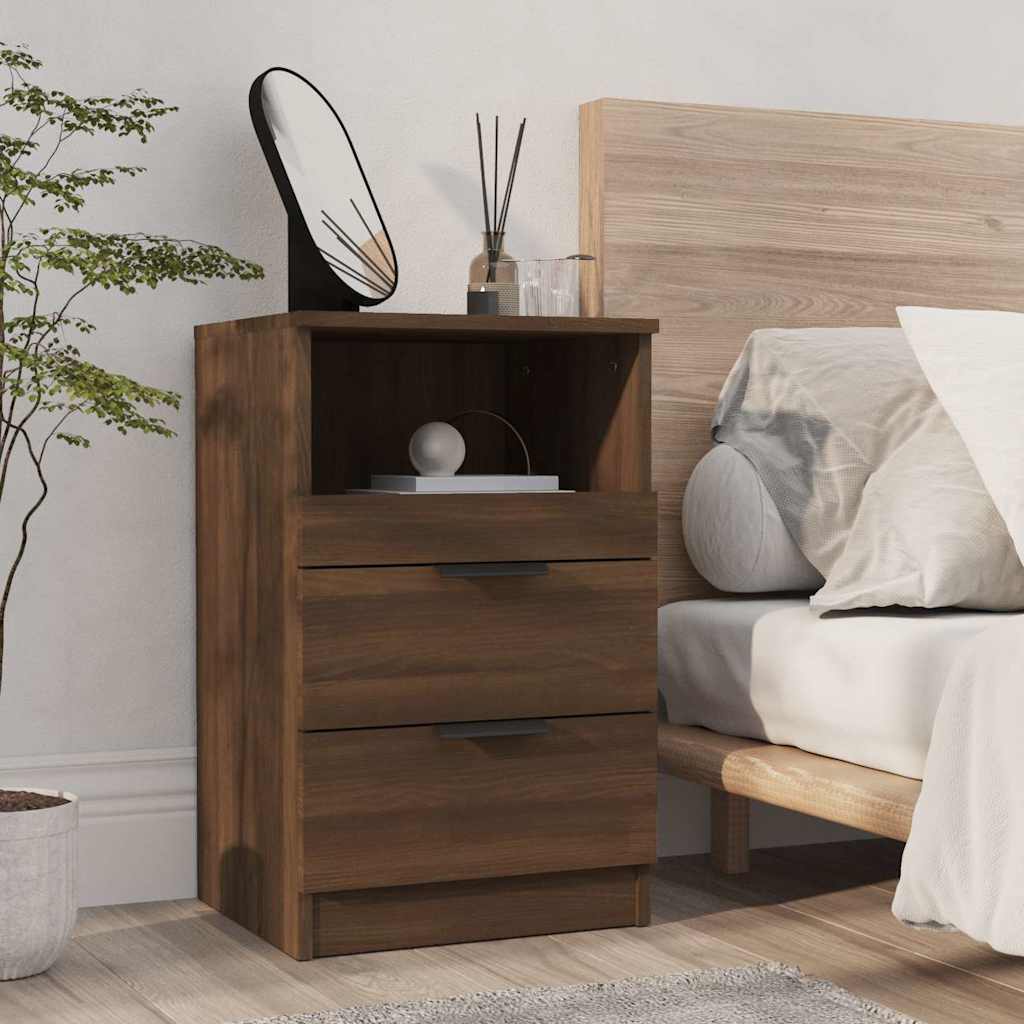 Table de chevet Chêne marron Bois d'ingénierie - XIOS