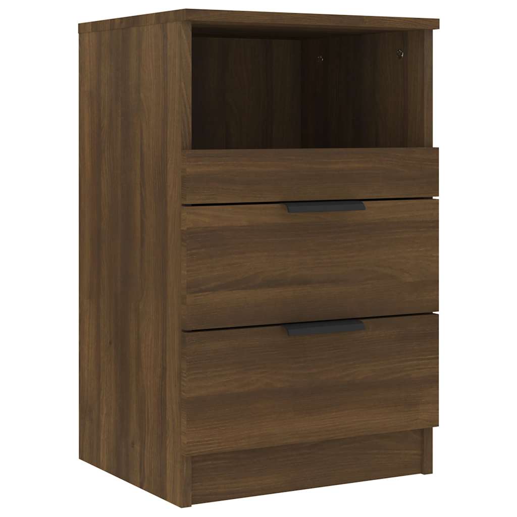 Tables de chevet 2 pcs Chêne marron Bois d'ingénierie - XIOS