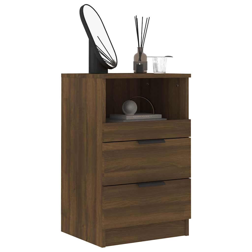 Tables de chevet 2 pcs Chêne marron Bois d'ingénierie - XIOS