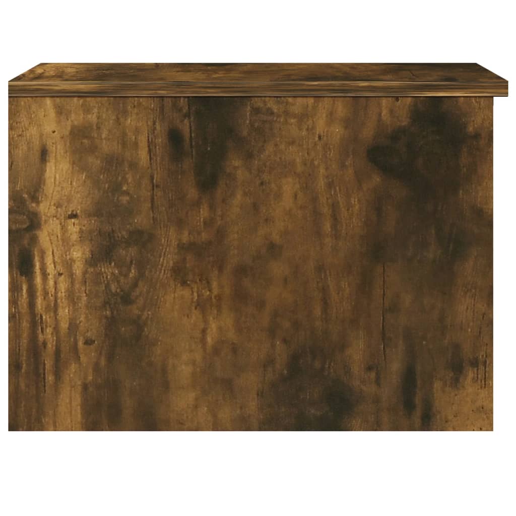 Table basse Chêne fumé 50x50x36 cm Bois d'ingénierie - XIOS