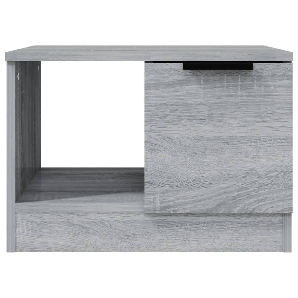 Table basse sonoma gris 50x50x36 cm bois d'ingénierie - XIOS