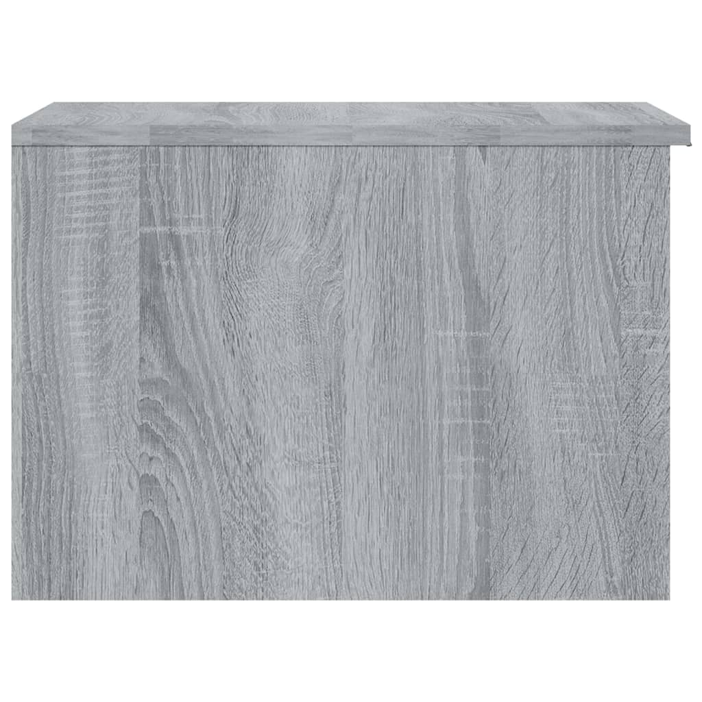 Table basse sonoma gris 50x50x36 cm bois d'ingénierie - XIOS