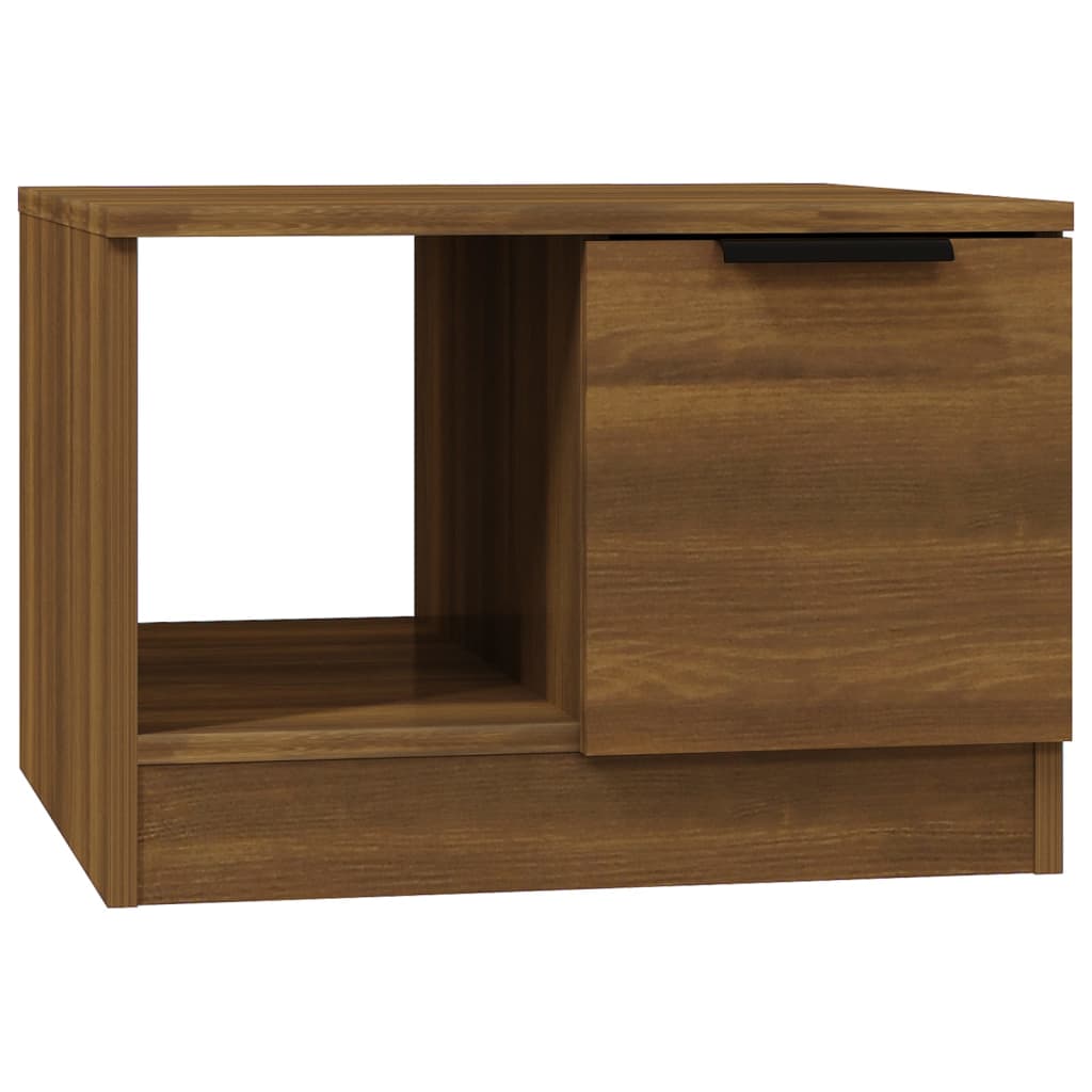 Table basse Chêne marron 50x50x36 cm Bois d'ingénierie - XIOS