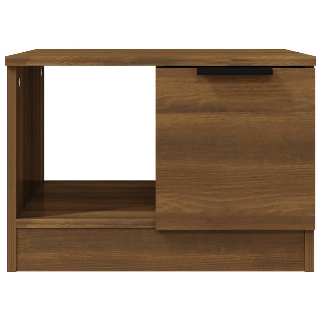 Table basse Chêne marron 50x50x36 cm Bois d'ingénierie - XIOS