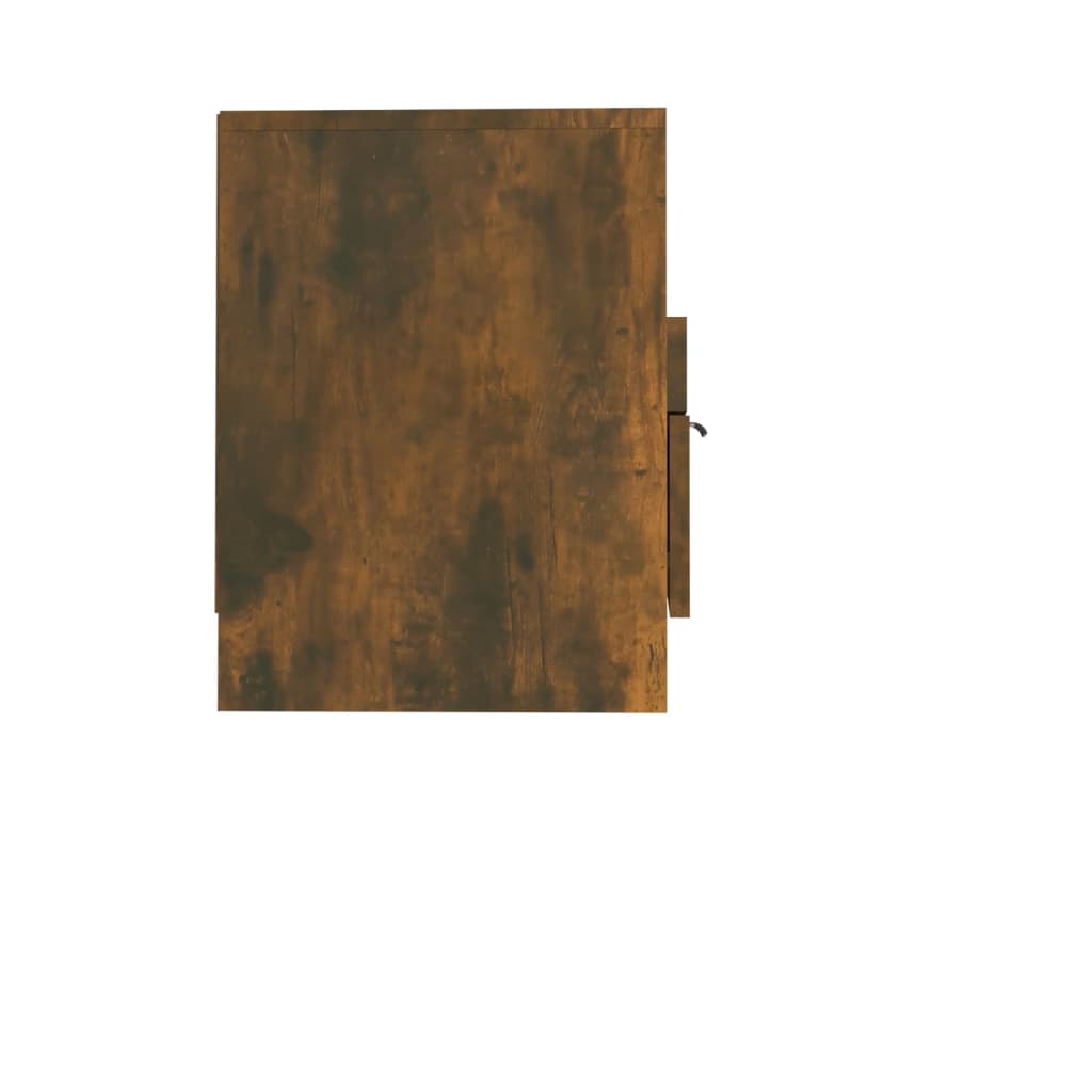 Meuble TV Chêne fumé 150x33,5x45 cm Bois d'ingénierie - XIOS