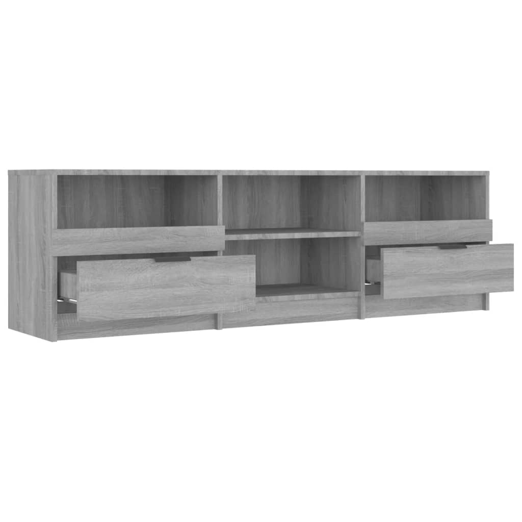 Meuble TV Sonoma gris 150x33,5x45 cm Bois d'ingénierie - XIOS