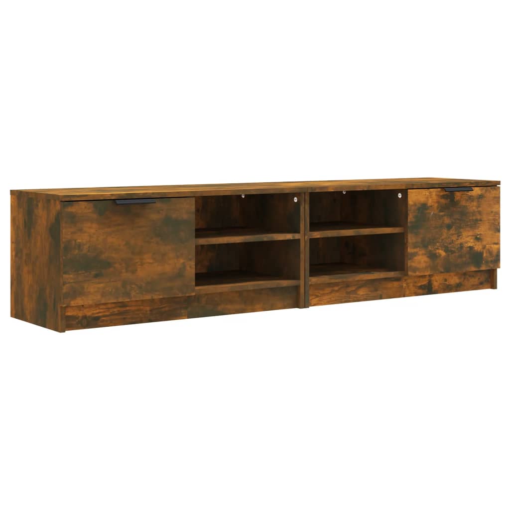 Meubles TV 2 pcs Chêne fumé 80x35x36,5 cm Bois d'ingénierie - XIOS