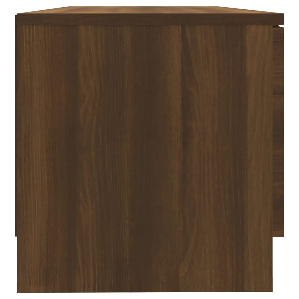 Meuble TV 2 pcs Chêne marron 80x35x36,5 cm Bois d'ingénierie - XIOS