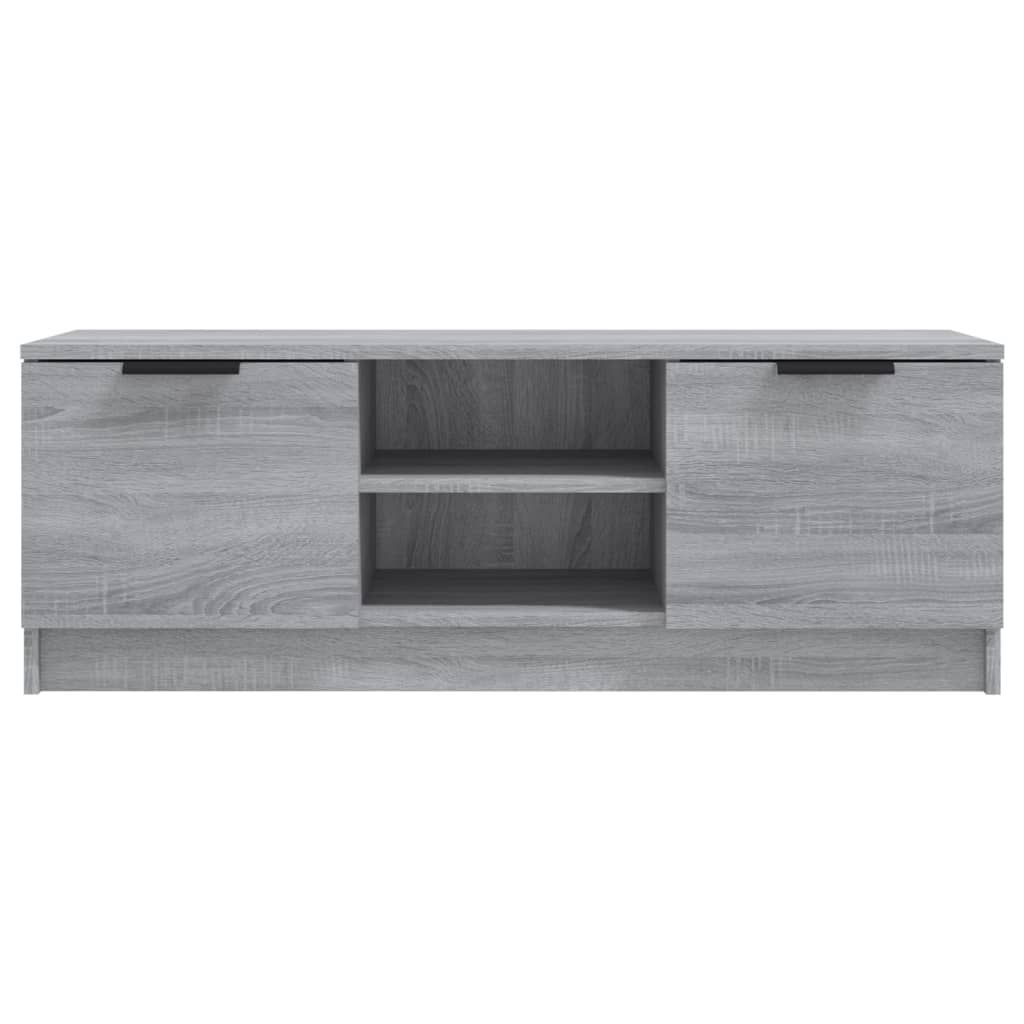Meuble TV Sonoma gris 102x35x36,5 cm Bois d'ingénierie - XIOS