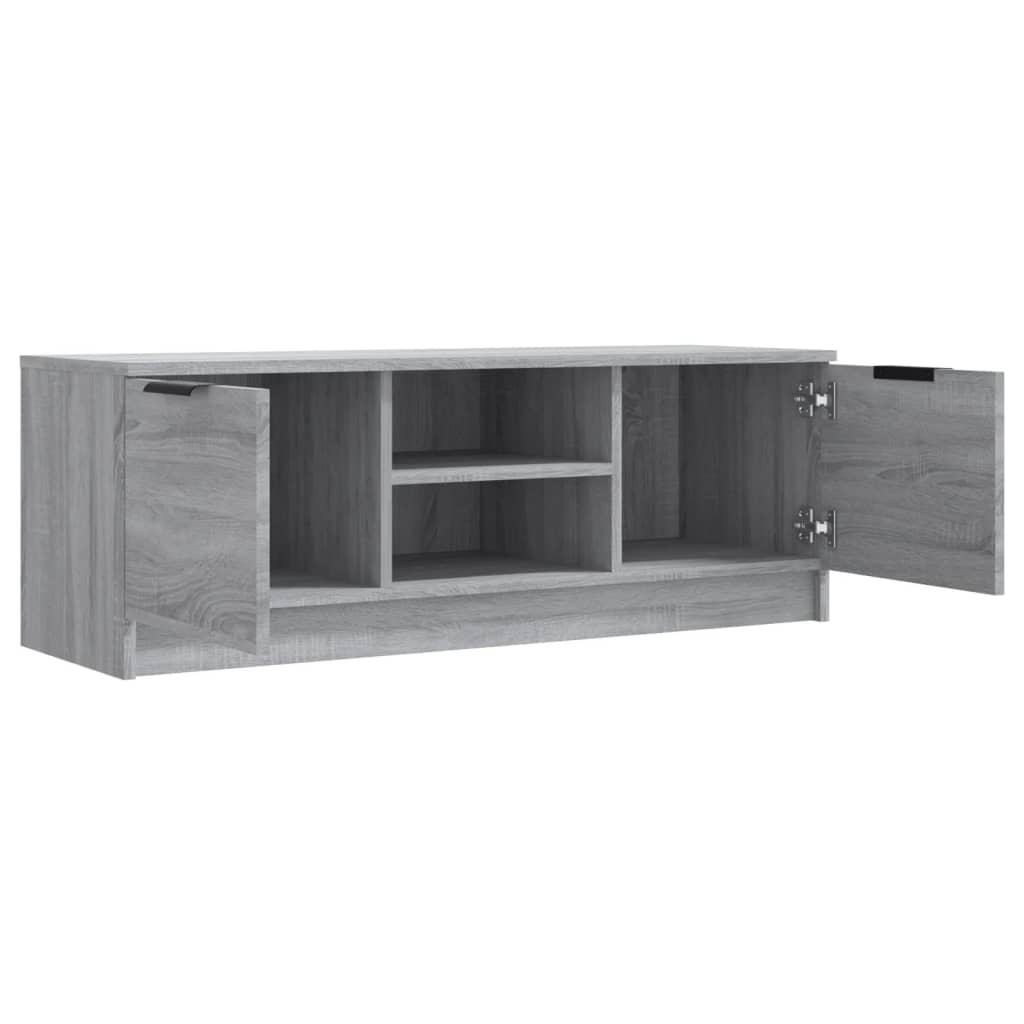 Meuble TV Sonoma gris 102x35x36,5 cm Bois d'ingénierie - XIOS