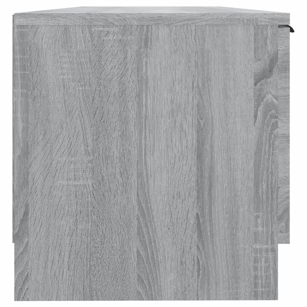 Meuble TV Sonoma gris 102x35x36,5 cm Bois d'ingénierie - XIOS