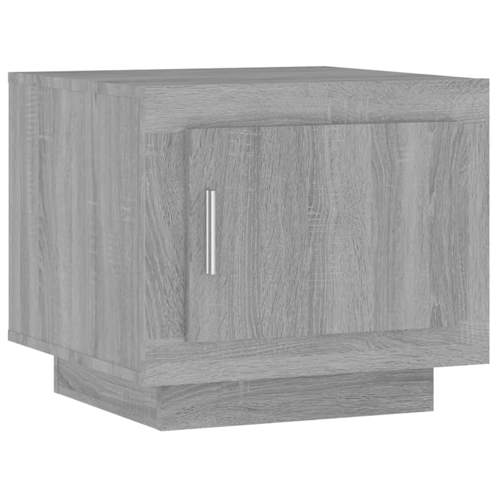 Table basse sonoma gris 51x50x45 cm bois d'ingénierie - XIOS