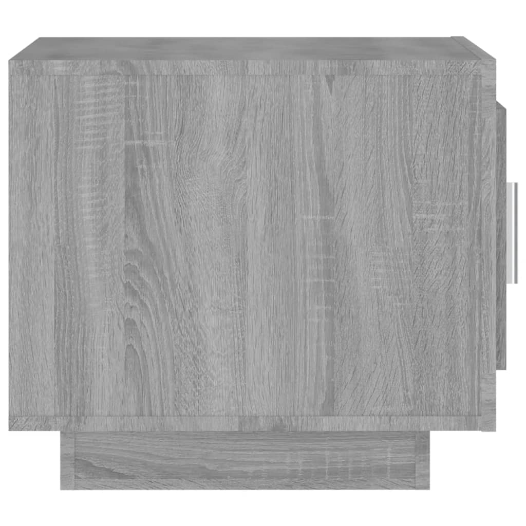 Table basse sonoma gris 51x50x45 cm bois d'ingénierie - XIOS