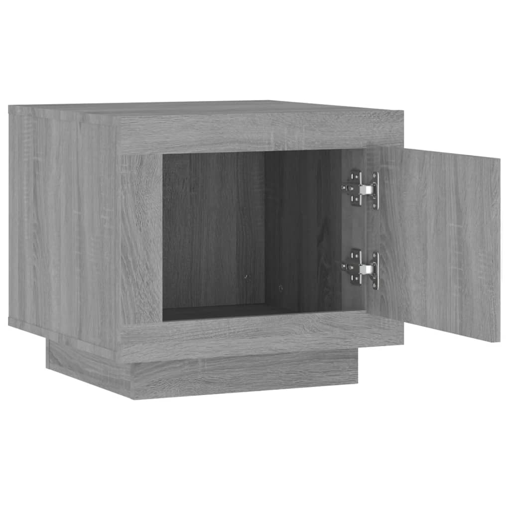 Table basse sonoma gris 51x50x45 cm bois d'ingénierie - XIOS