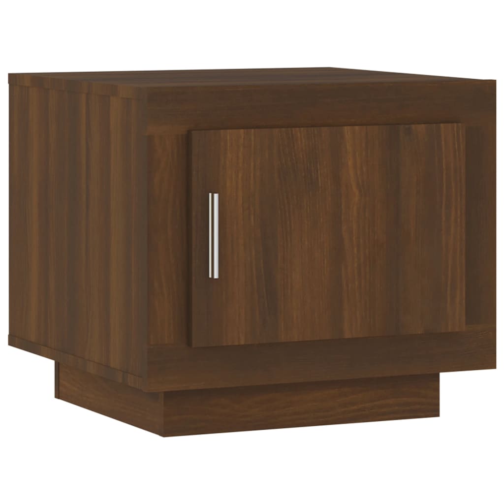 Table basse chêne marron 51x50x45 cm bois d'ingénierie - XIOS