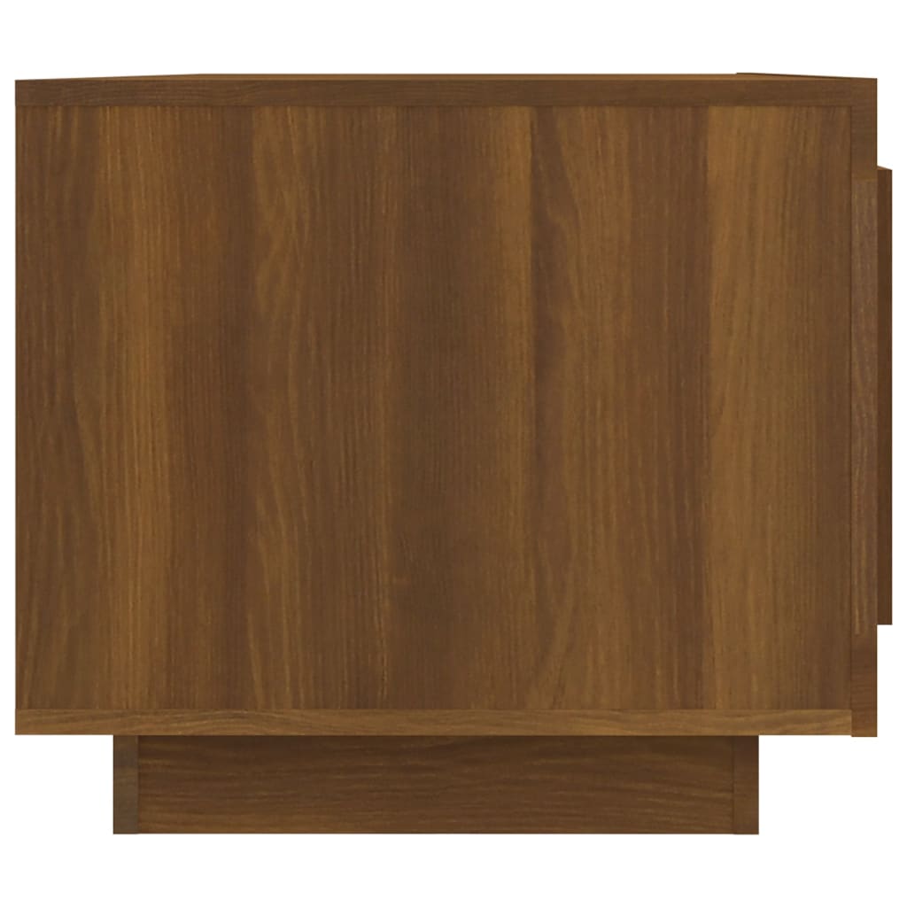 Table basse Chêne marron 102x50x45 cm Bois d'ingénierie - XIOS