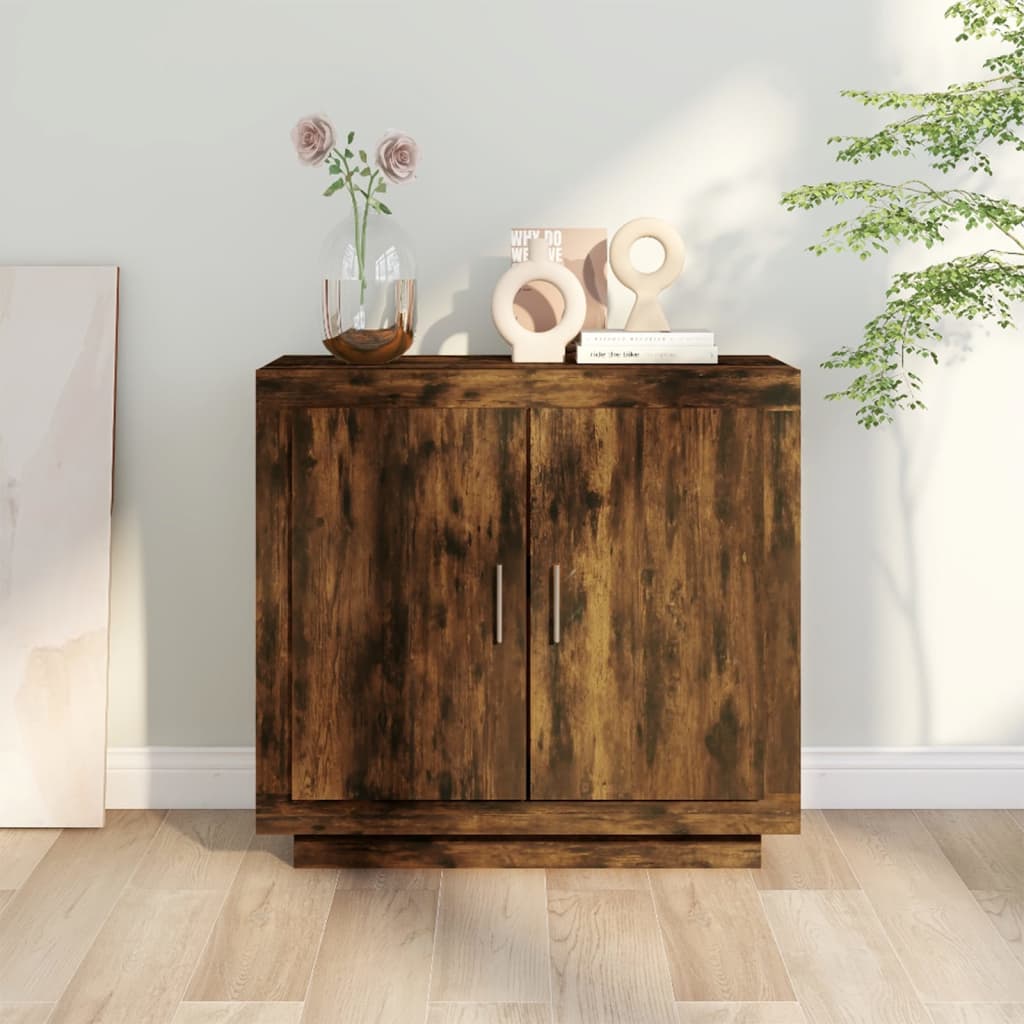 Buffet Chêne fumé 80x40x75 cm Bois d'ingénierie - XIOS