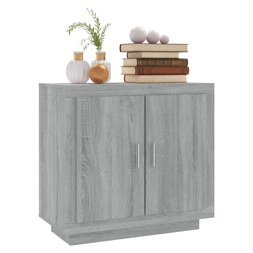 Buffet Sonoma gris 80x40x75 cm Bois d'ingénierie - XIOS
