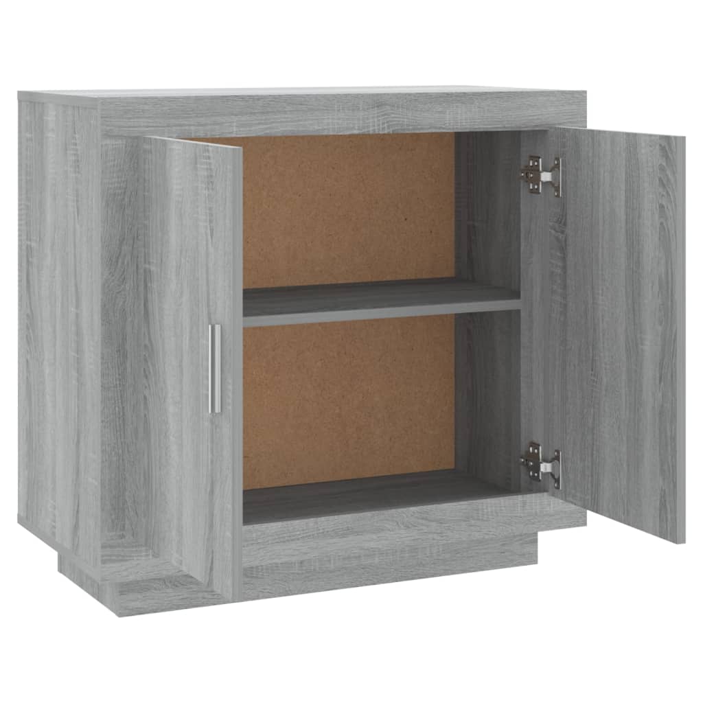 Buffet Sonoma gris 80x40x75 cm Bois d'ingénierie - XIOS