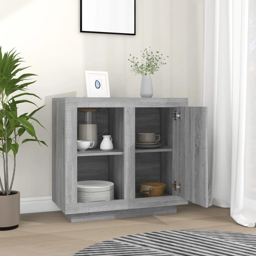 Buffet Sonoma gris 80x40x75 cm