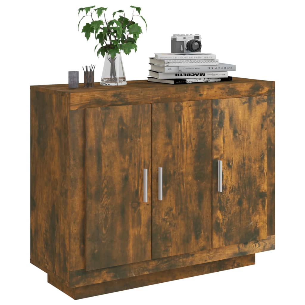 Buffet Chêne fumé 92x35x75 cm Bois d'ingénierie - XIOS